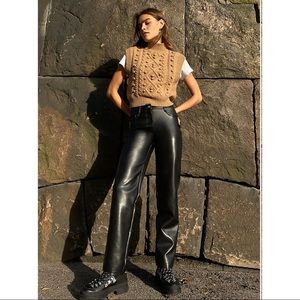 Aritzia Wilfred Faux Leather Pants